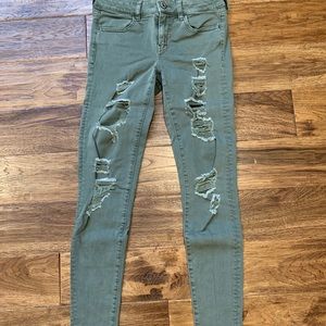 American eagle army green jeans